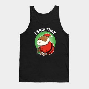 I saw that Capybara Christmas Tank Top